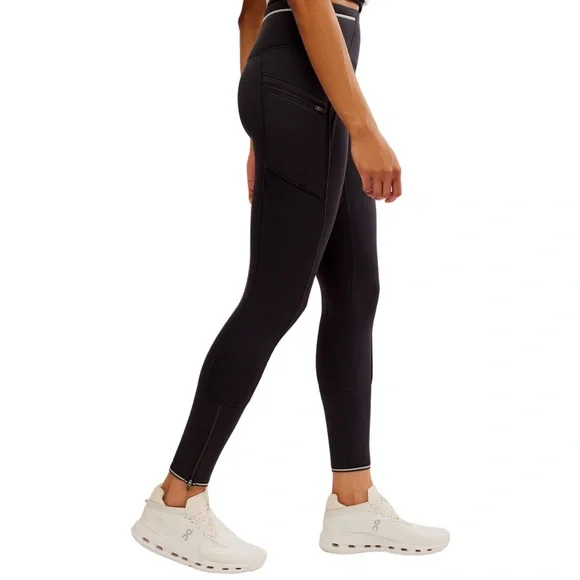 NWT Free People Women's Keepin' Cozy Fleece-Lined Women's High-Waisted Leggings - Picture 12 of 14